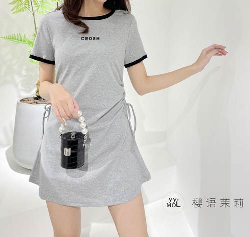 YYMOLI樱语茉莉 今夏有一种穿法叫“T恤裙”